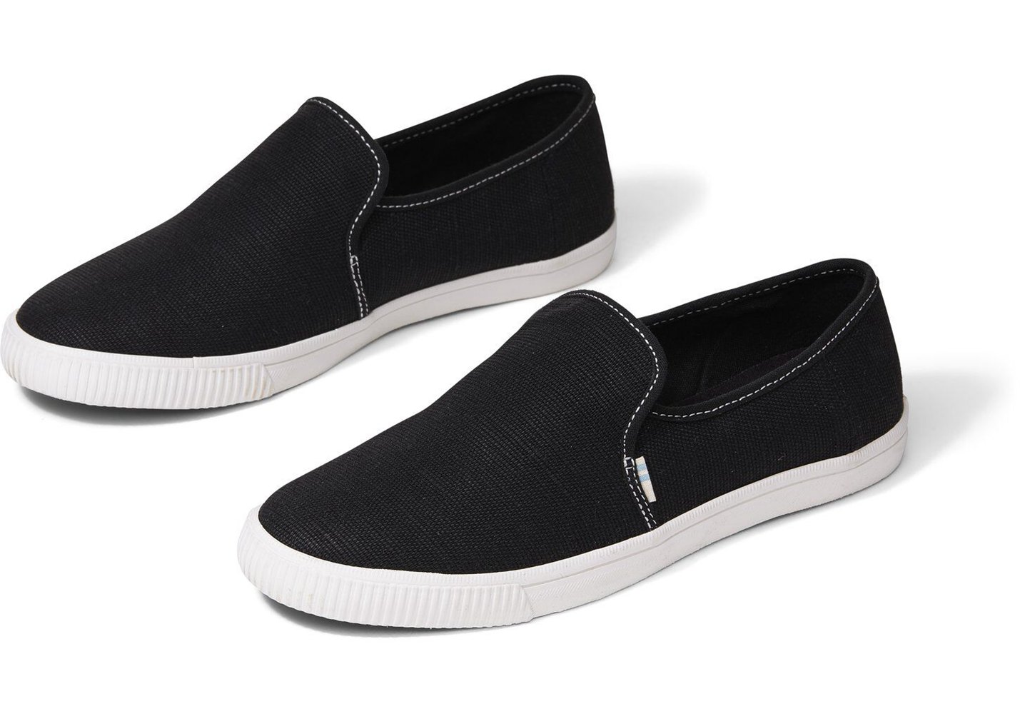 Toms Clemente Slip On Black - Womens - 54780-HYMP